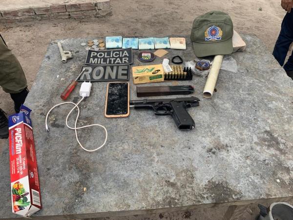 Adolescente de 15 anos é apreendida com arma, drogas e R$ 4 mil em Barra Grande, litoral do Piauí
