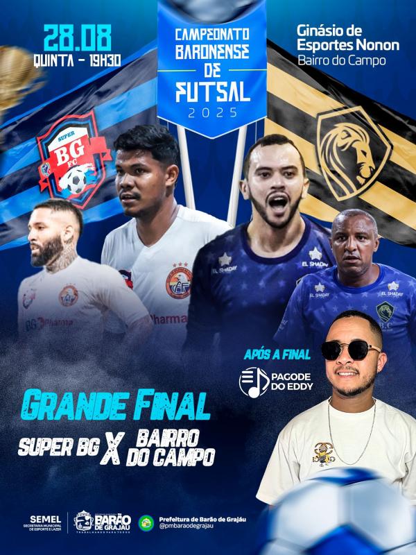 Grande final do Campeonato Baronense promete noite de emoção e celebração em Barão de Grajaú