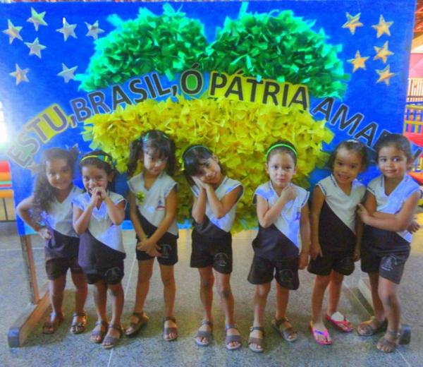 Atividades alusivas à Semana da Pátria iniciaram na Escola Pequeno Príncipe
