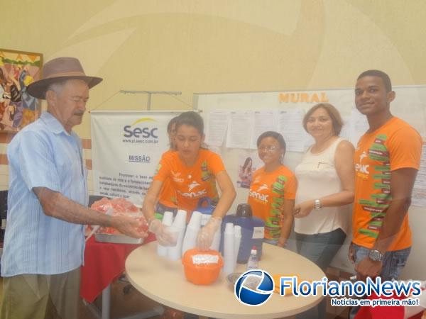 Alunos do SENAC realizam ação social em Floriano.(Imagem:FlorianoNews)
