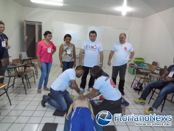 Profissionais da sa&uacute;de participam de curso de emerg&ecirc;ncia pr&eacute;-hospitalar(Imagem:FlorianoNews)