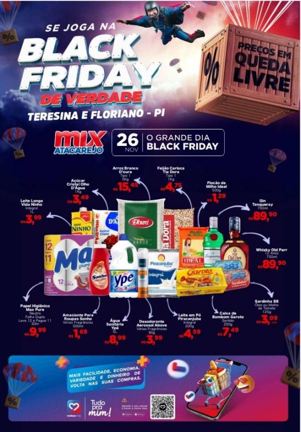 Mix Atacarejo promove seu 1&ordm; Black Friday em Floriano(Imagem:Divulga&ccedil;&atilde;o)