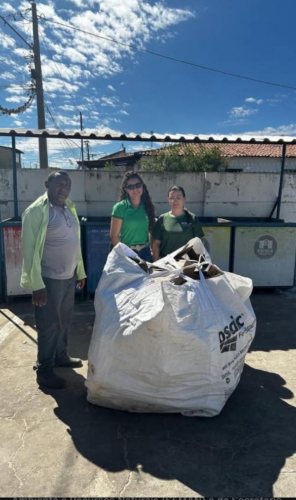 Prefeitura de Floriano recolhe mais de 92 kg de recicl&aacute;veis em ecopontos no m&ecirc;s de julho(Imagem:Reprodu&ccedil;&atilde;o/Instagram)