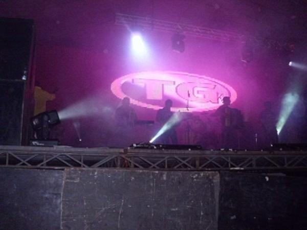 Palco no momento em que era anunciada a Taty(Imagem:L&eacute;o Miranda)
