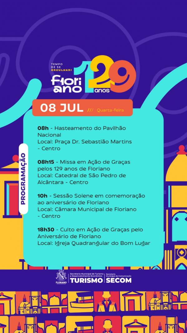 Floriano 129 anos (Imagem:Secom)