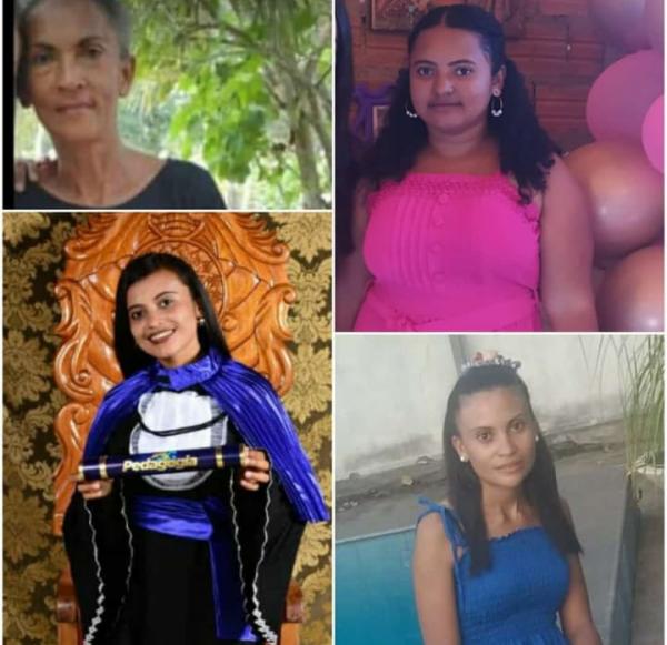 Doraci Pereira da Silva; Georgina da Silva Santana; Milena Rodrigues e Jaqueline da Silva Santana.(Imagem:Divulga&ccedil;&atilde;o )