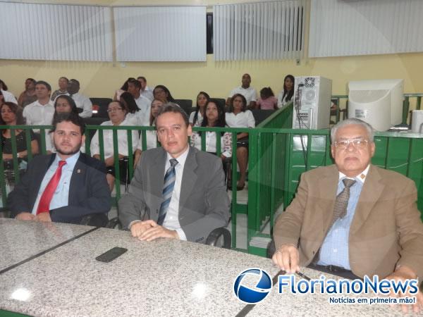 Vereadores: Allan Pedrosa, F&aacute;bio Braga e Jos&eacute; Le&atilde;o.(Imagem:FlorianoNews)