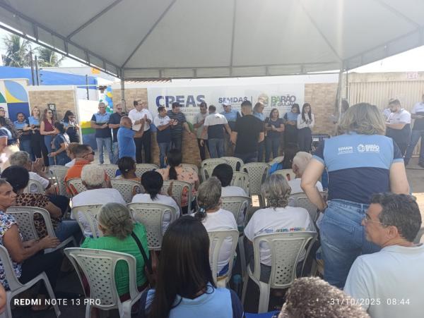 Bar&atilde;o de Graja&uacute; inaugura CREAS e refor&ccedil;a compromisso com o cuidado e a dignidade das fam&iacute;lias(Imagem:FlorianoNews)