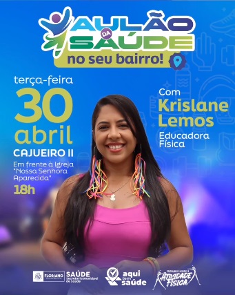 "Aulão da Saúde no seu bairro" chega ao Cajueiro II promovendo bem-estar em Floriano