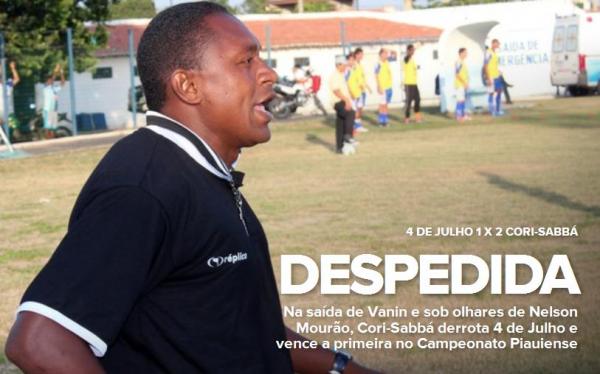 Na saída de Vanin e sob olhares de Nelson Mourão, Cori vence 4 de Julho