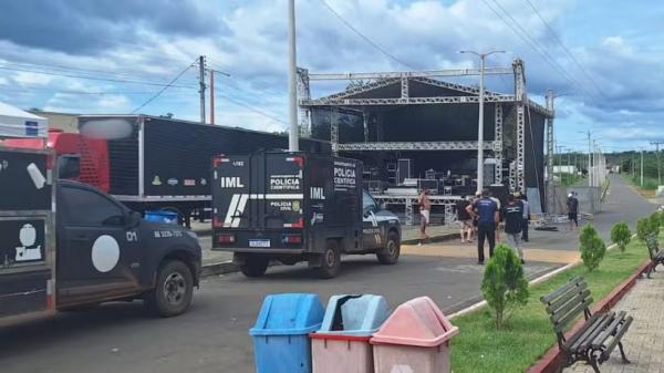 Trabalhador morre após choque elétrico ao desmontar palco no interior do PI