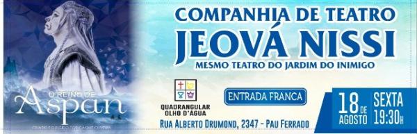 Igreja Quadrangular de Floriano recebe o espetáculo