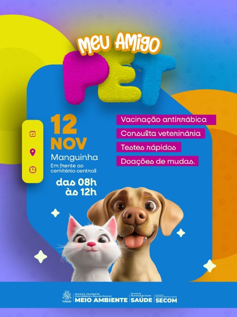Prefeitura de Floriano promove ação "Meu Amigo Pet" nesta quarta-feira (12)