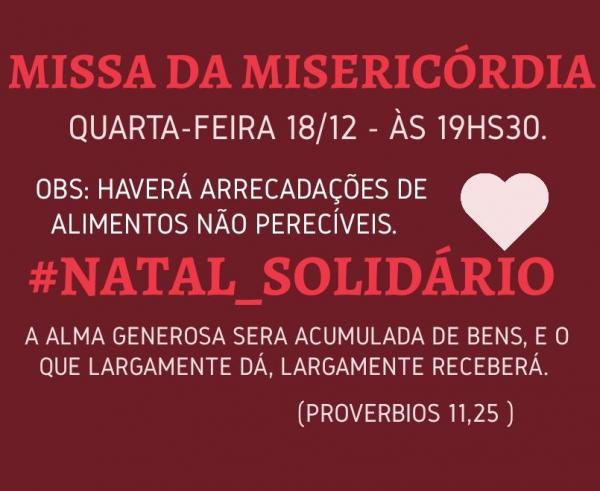 Missa da Miseric&oacute;rdia(Imagem:Equipe Organizador da Missa da Miseric&oacute;rdia)