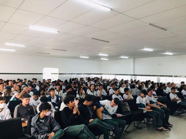  Detran promove palestras sobre educa&ccedil;&atilde;o no tr&acirc;nsito para quase mil alunos em quatro cidades.(Imagem:Divulga&ccedil;&atilde;o)