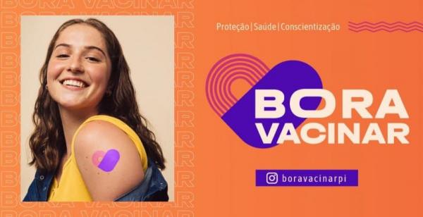 Campanha Bora Vacinar incentiva a vacinação contra a Covid no Piauí