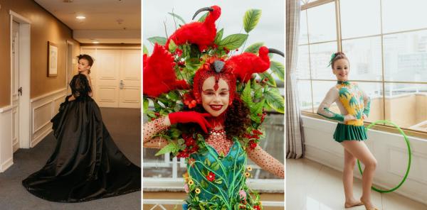 Entrevista com os Jurados - Traje t&iacute;pico - Prova de talento   (Imagem:arquivo pessoal)