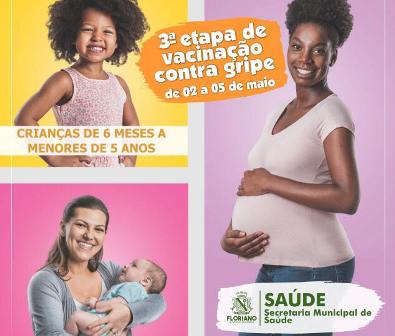 Saúde inicia vacinação contra a gripe para crianças, gestantes e puérperas em Floriano
