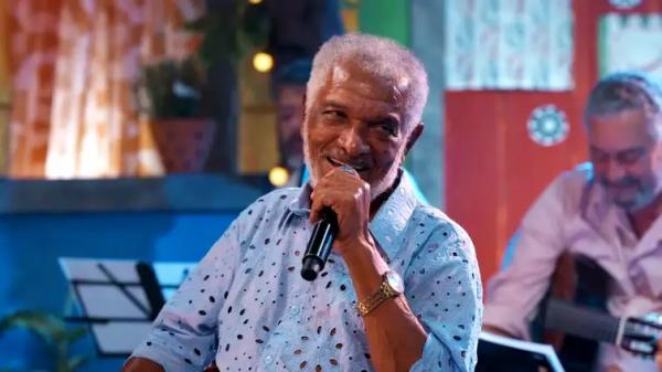Rio de Janeiro (RJ), 09/01/2025 - Nelson Rufino e Teresa Cristina no programa Samba na Gamboa, da TV Brasil.(Imagem: TV Brasil/Divulga&ccedil;&atilde;o)