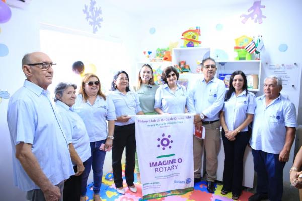 Nova brinquedoteca é inaugurada em hospital de Barão de Grajaú com doação do Rotary Club