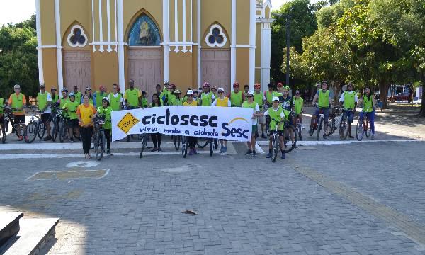 CicloSesc em Floriano movimenta trabalhadores do com&eacute;rcio.(Imagem:Divulga&ccedil;&atilde;o)