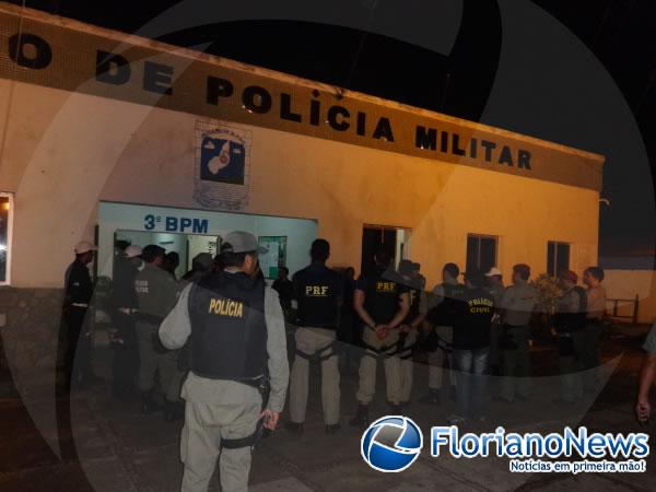 &Oacute;rg&atilde;os de seguran&ccedil;a realizaram Opera&ccedil;&atilde;o &Oacute;rf&atilde;o em Floriano.(Imagem:FlorianoNews)