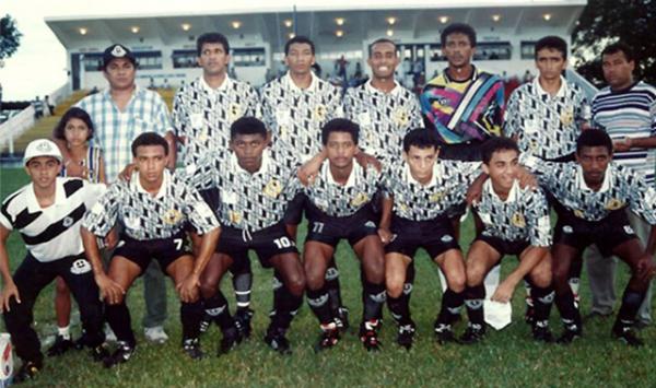 Jejum de t&iacute;tulos do Cori-Sabb&aacute; j&aacute; dura quase 20 anos. A &uacute;ltima conquista foi em 1995 com o time acima.(Imagem:Divulga&ccedil;&atilde;o)