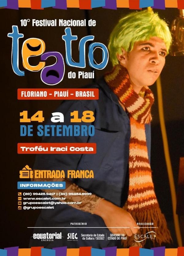  Inicia hoje o 10&ordm; Festival Nacional de Teatro do Piau&iacute;(Imagem:Divulga&ccedil;&atilde;o)