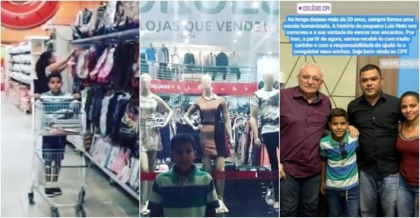Menino humilhado em Teresina por vender bombons ganha bolsa de estudos
