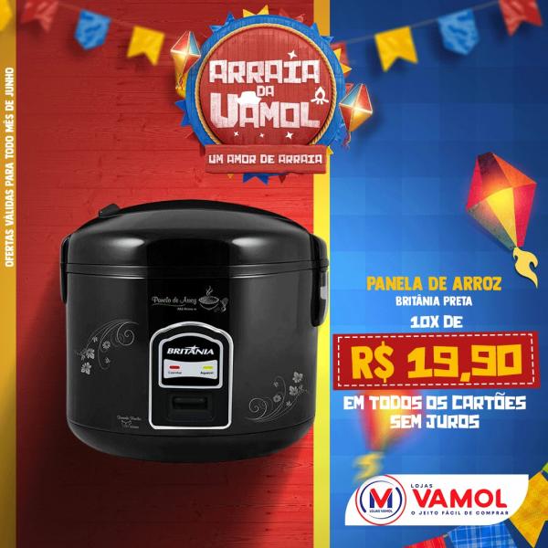 Confira o arrai&aacute; de ofertas da Lojas Vamol(Imagem:Divulga&ccedil;&atilde;o)