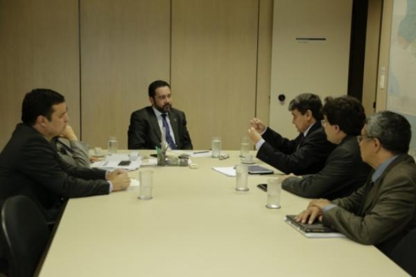 No encontro, foi discutido o contrato de financiamento com o Banco Mundial no valor de U$ 320 milh&otilde;es.(Imagem:CCom)