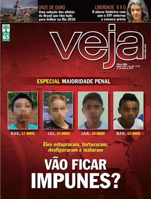 Crime que chocou o Piau&iacute; &eacute; capa da Revista Veja desta semana.(Imagem:Divulga&ccedil;&atilde;o)