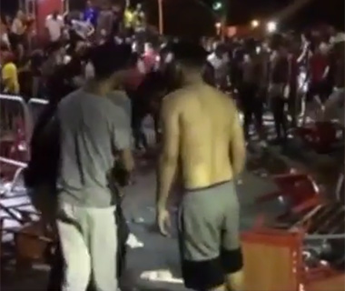 Em Teresina, festa da Copa do Mundo termina com tumulto e um preso