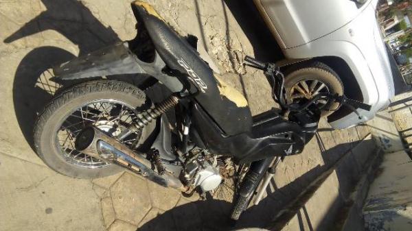 Moto roubada(Imagem:Divulga&ccedil;&atilde;o|Pol&iacute;cia Militar)