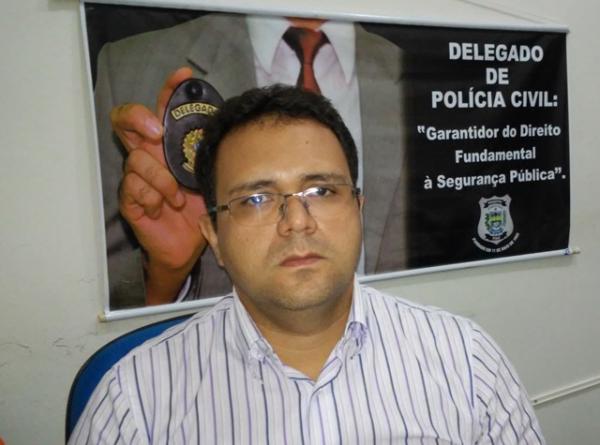 Delegado Valter J&uacute;nior.(Imagem:Agente 190/jc24horas)