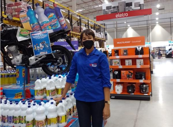 Fernanda Carvalho, assessora de marketing do S&atilde;o Jorge Super.(Imagem:FlorianoNews)