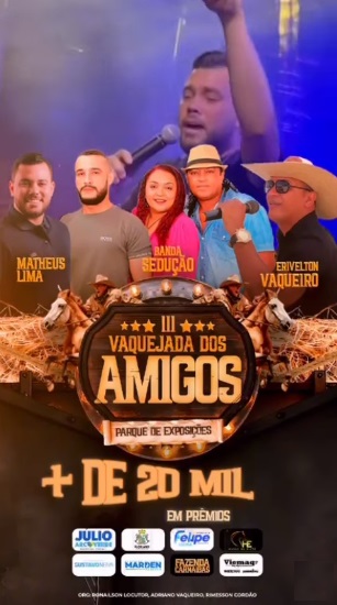 III Vaquejada dos Amigos promete tradição, emoção e mais de R$ 20 mil em prêmios em Floriano