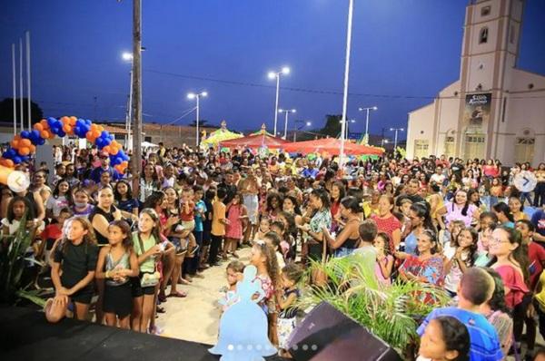Dia das Crian&ccedil;as &eacute; celebrado com grande festa em Bar&atilde;o de Graja&uacute;.(Imagem:Reprodu&ccedil;&atilde;o/Instagram)