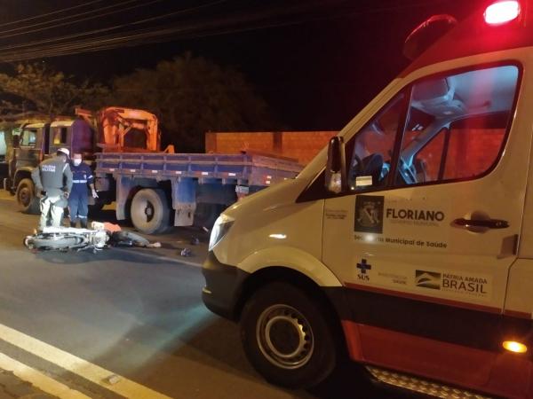 Acidente tira a vida de motociclista em Floriano