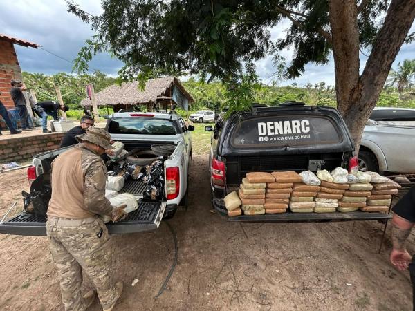 Governo do Piauí reforça combate ao tráfico e Denarc apreende mais de 730 kg de drogas em 2026