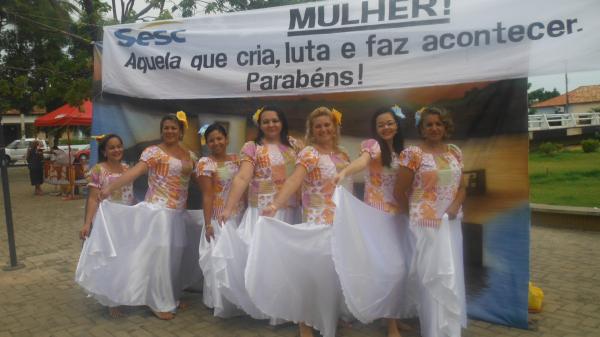 Projeto Mulher em Evidência do SESC fez homenagem à mulheres em Floriano.(Imagem:FlorianoNews)