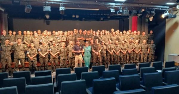 Sesc e PRF promovem palestra sobre Trânsito Seguro para atiradores do Tiro de Guerra