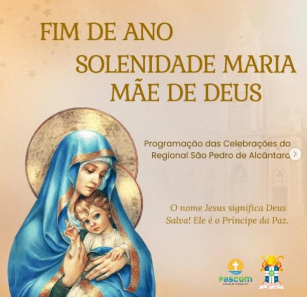 Celebre a virada do ano com fé: Confira os horários de missas do Regional São Pedro de Alcântara