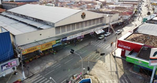 Mercado P&uacute;blico Central de Floriano.(Imagem:Secom)