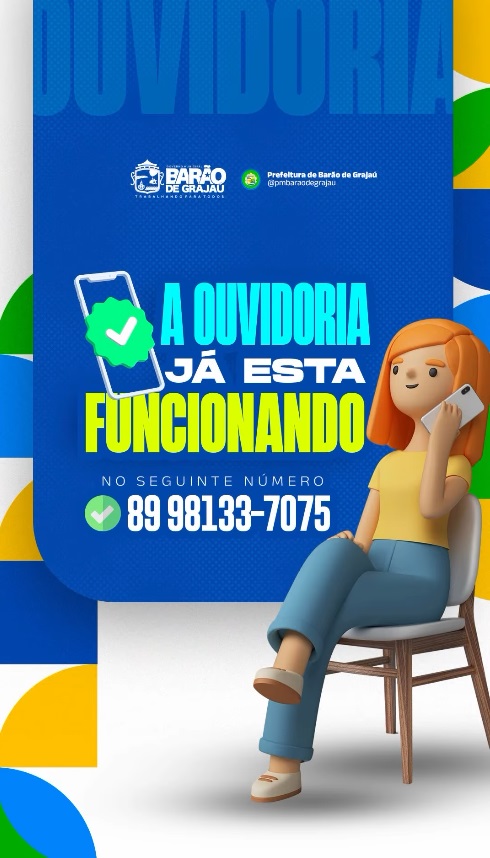 Prefeitura de Barão de Grajaú lança canal de Ouvidoria para ouvir a população