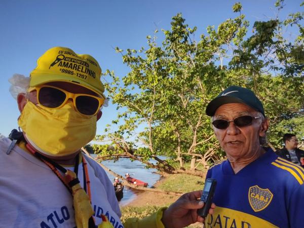 Tri-atleta florianense cumpre desafio in&eacute;dito em evento solid&aacute;rio(Imagem:FlorianoNews)