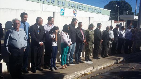 3&ordm; BPM de Floriano realiza Formatura Militar alusiva ao anivers&aacute;rio de 181 anos da PMPI.(Imagem:3&ordm; BPM)