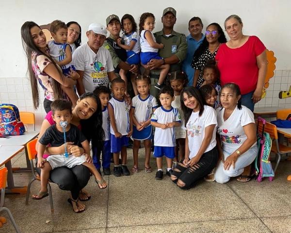 3º BPM realiza ação de integração com a comunidade escolar de Floriano