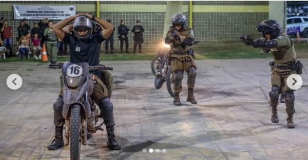 Policiais do 3&ordm; BPM concluem XI Est&aacute;gio de Motopatrulhamento da ROCAM e refor&ccedil;am efetivo operacional em motocicletas.(Imagem:Reprodu&ccedil;&atilde;o/Instagram)