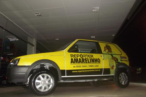 Rep&oacute;rter Amarelinho(Imagem:FlorianoNews)